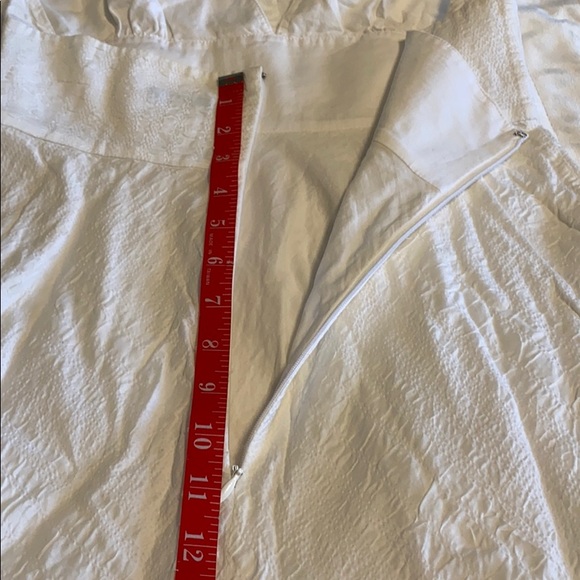 J Crew White 100% Cotton Halter Dress - Size 4 - Picture 8 of 12
